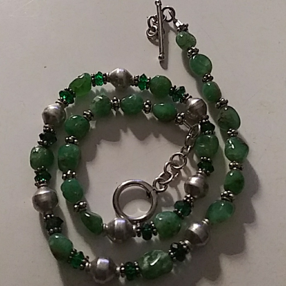 Green Fashion Necklace
